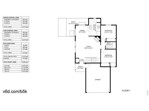 Floorplan - 5047 E 112th Ct, Thornton, CO 80233 photo 1 of 3