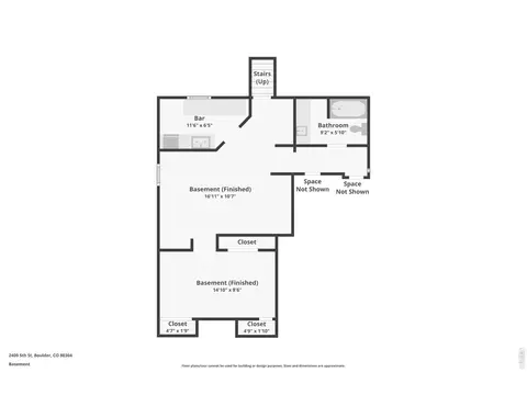 Floorplan - 2409 5th St, Boulder, CO 80304 photo 4 of 4