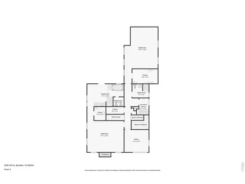 Floorplan - 2409 5th St, Boulder, CO 80304 photo 2 of 4