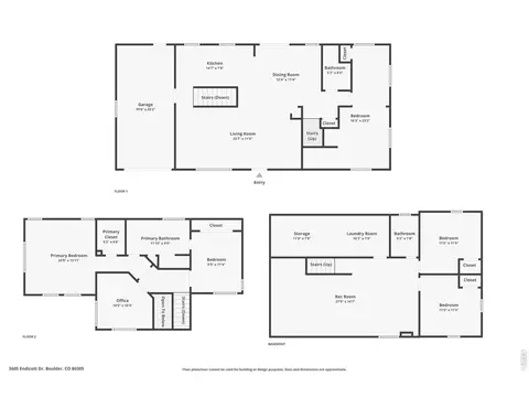 Floorplan - 3605 Endicott Dr, Boulder, CO 80305 photo 1 of 1
