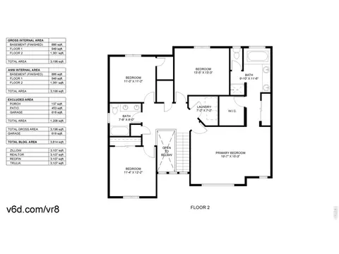 Floorplan - 1509 Cirque Valley Ln, Severance, CO 80550 photo 2 of 3