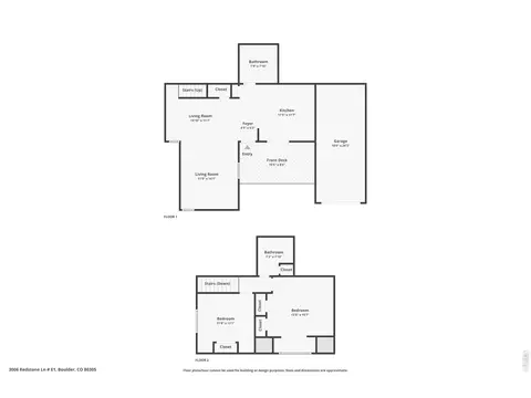 Floorplan - 3006 Redstone Ln #E1, Boulder, CO 80305 photo 3 of 3