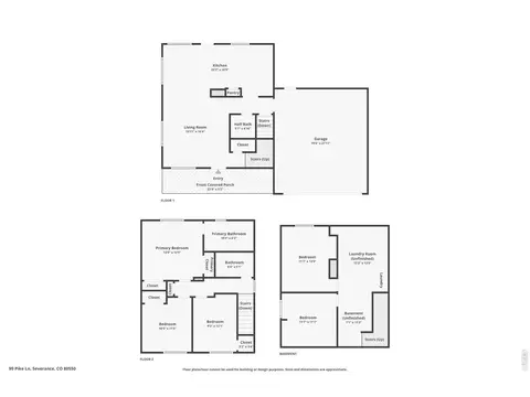 Floorplan - 99 Pike Ln, Severance, CO 80550 photo 4 of 4