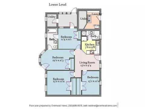 Floorplan - 1012 14th St, Boulder, CO 80302 photo 3 of 4