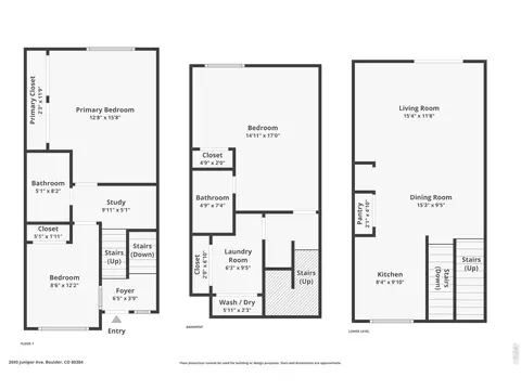 Floorplan - 2693 Juniper Ave, Boulder, CO 80304 photo 1 of 1