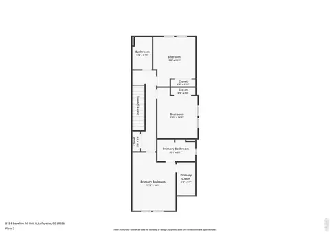 Floorplan - 812 E Baseline Rd #B, Lafayette, CO 80026 photo 2 of 4