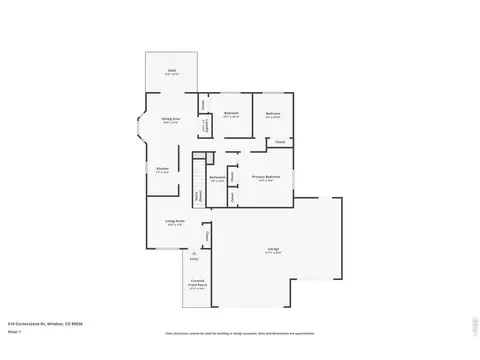 Floorplan - 610 Cornerstone Dr, Windsor, CO 80550 photo 1 of 3