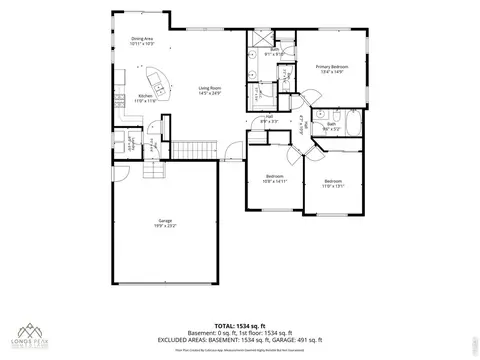 Floorplan - 161 E Ilex Ct, Milliken, CO 80543 photo 1 of 2