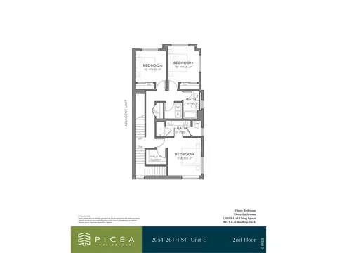 Floorplan - 2051 26th St #E, Boulder, CO 80302 photo 2 of 3
