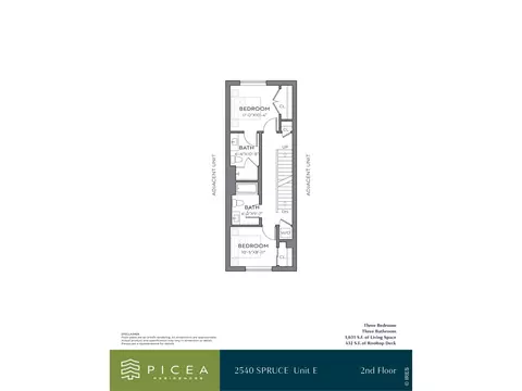 Floorplan - 2540 Spruce St #E, Boulder, CO 80302 photo 2 of 2