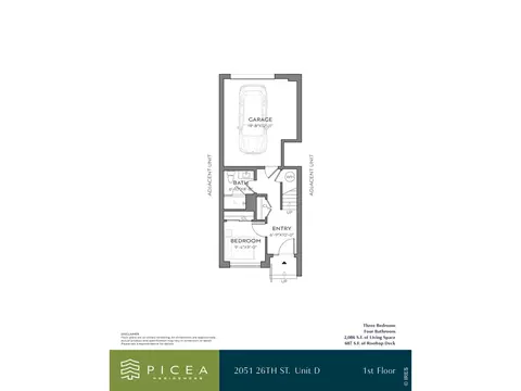 Floorplan - 2051 26th St #D, Boulder, CO 80302 photo 1 of 3