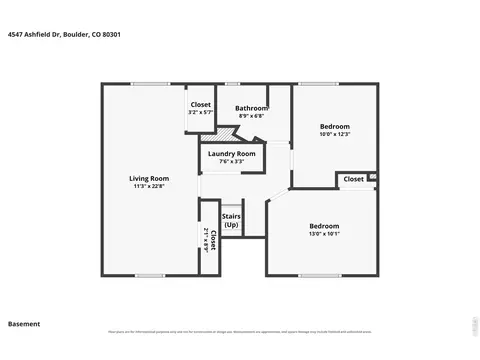 Floorplan - 4547 Ashfield Dr, Boulder, CO 80301 photo 1 of 2