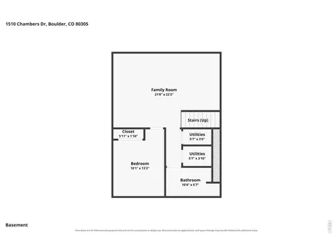Floorplan - 1510 Chambers Dr, Boulder, CO 80305 photo 3 of 4