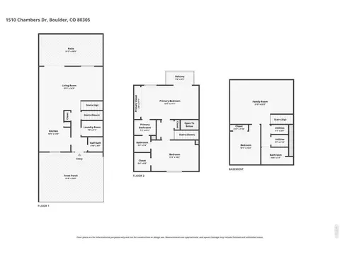 Floorplan - 1510 Chambers Dr, Boulder, CO 80305 photo 4 of 4