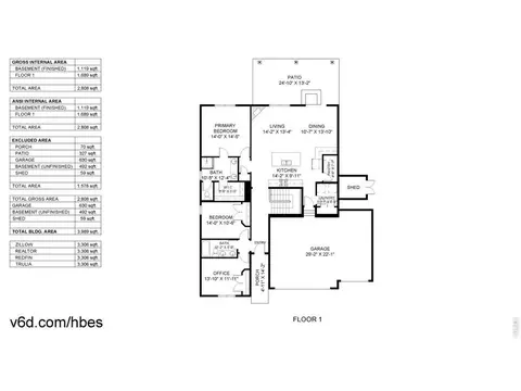 Floorplan - 360 Capitol Reef St, Berthoud, CO 80513 photo 1 of 1