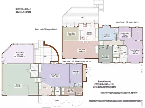 Floorplan - 3130 Kittrell Ct, Boulder, CO 80305 photo 1 of 1