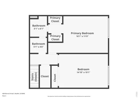 Floorplan - 4264 Monroe Dr #C, Boulder, CO 80303 photo 2 of 2