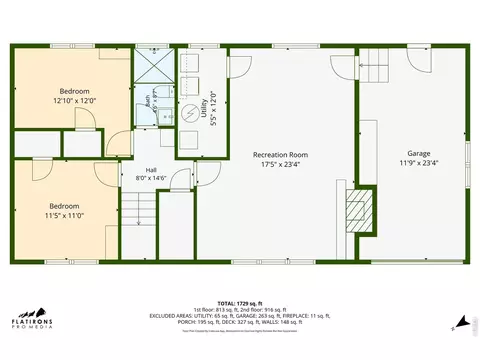 Floorplan - 110 Mohawk Dr, Boulder, CO 80303 photo 1 of 2