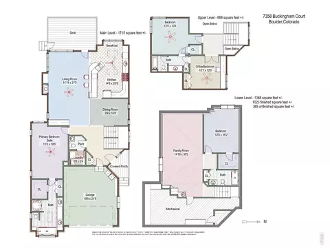 Floorplan - 7358 Buckingham Ct, Boulder, CO 80301 photo 1 of 1