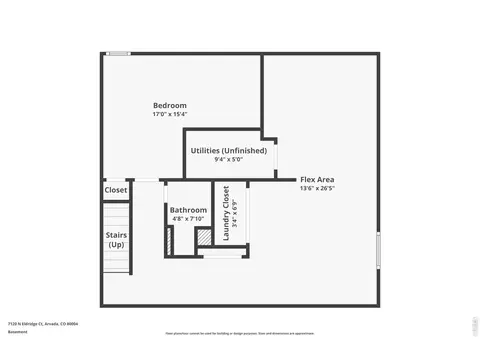 Floorplan - 7120 Eldridge Ct, Arvada, CO 80004 photo 3 of 4