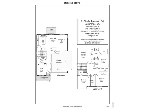 Floorplan - 717 Lake Emerson Rd, Severance, CO 80550 photo 1 of 1