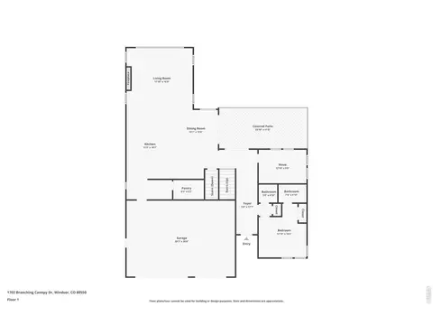 Floorplan - 1702 Branching Canopy Dr, Windsor, CO 80550 photo 1 of 2