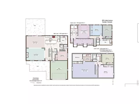 Floorplan - 805 Linden Ave, Boulder, CO 80304 photo 1 of 1