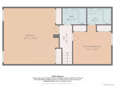 Floorplan - 20460 E 45th Ave, Denver, CO 80249 photo 2 of 4