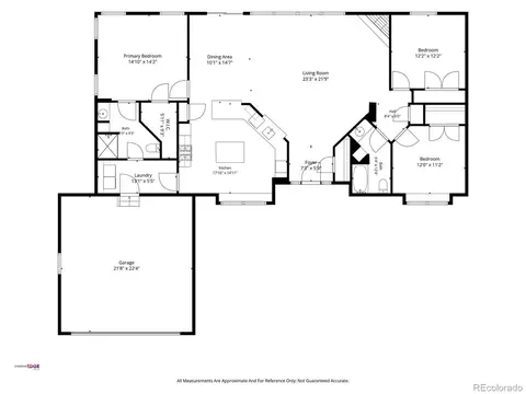 Floorplan - 5191 S Hatch Dr, Evergreen, CO 80439 photo 1 of 1
