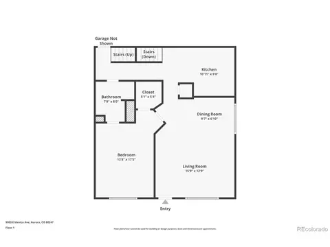Floorplan - 9903 E Mexico Ave, Denver, CO 80247 photo 1 of 3