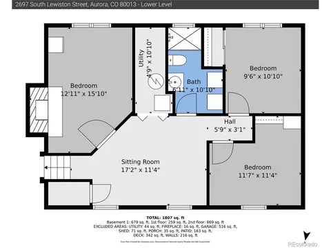 Floorplan - Undisclosed, Aurora, CO 80013 photo 3 of 4