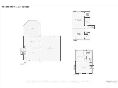 Floorplan - 4356 E 93rd Pl, Thornton, CO 80229 photo 1 of 1