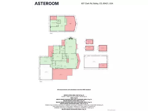 Floorplan - 607 Clark Rd, Bailey, CO 80421 photo 3 of 3