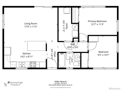 Floorplan - 7331 Granada Rd, Denver, CO 80221 photo 1 of 1