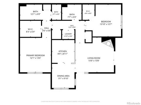 Floorplan - 8500 E Jefferson Ave #2F, Denver, CO 80237 photo 1 of 1