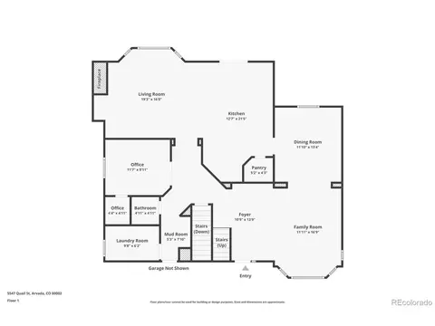 Floorplan - 5547 Quail St, Arvada, CO 80002 photo 2 of 3