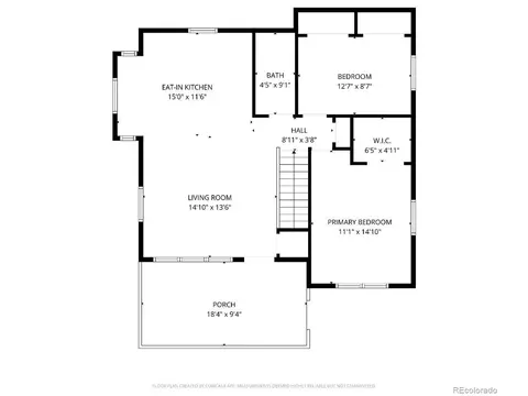Floorplan - 17 Silver Springs Rd, Bailey, CO 80421 photo 1 of 3