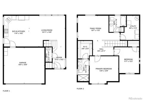 Floorplan - 4060 N Rome St, Aurora, CO 80019 photo 1 of 1