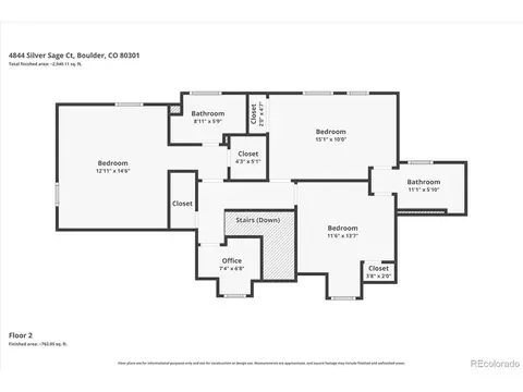 Floorplan - 4844 Silver Sage Ct, Boulder, CO 80301 photo 3 of 4