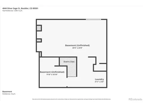 Floorplan - 4844 Silver Sage Ct, Boulder, CO 80301 photo 4 of 4