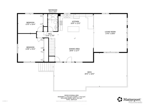 Floorplan - 212 Wisp Creek Dr, Bailey, CO 80421 photo 2 of 2