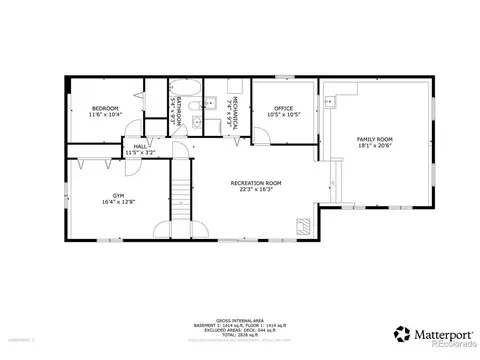 Floorplan - 212 Wisp Creek Dr, Bailey, CO 80421 photo 1 of 2