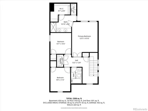 Floorplan - 8758 E 54th Pl, Denver, CO 80238 photo 2 of 3