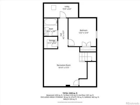 Floorplan - 8758 E 54th Pl, Denver, CO 80238 photo 3 of 3