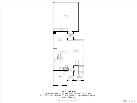Floorplan - 8758 E 54th Pl, Denver, CO 80238 photo 1 of 3