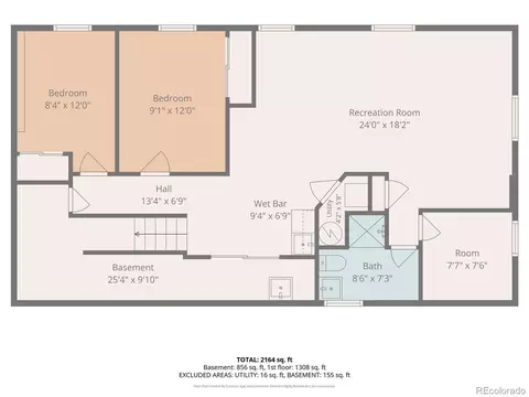 Floorplan - 3442 E Costilla Ave, Centennial, CO 80122 photo 2 of 2