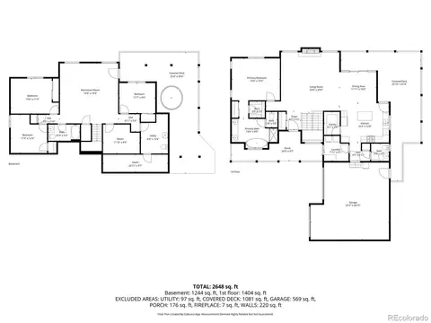 Floorplan - 21 Hummingbird Ct, Bailey, CO 80421 photo 1 of 1