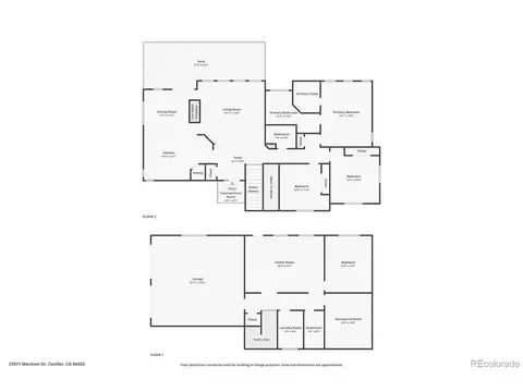 Floorplan - 23971 Mormon Dr, Conifer, CO 80433 photo 1 of 1