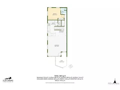 Floorplan - 1221 Linden Ave, Boulder, CO 80304 photo 2 of 5