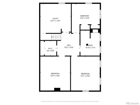 Floorplan - 8566 E Lehigh Ave, Denver, CO 80237 photo 2 of 2